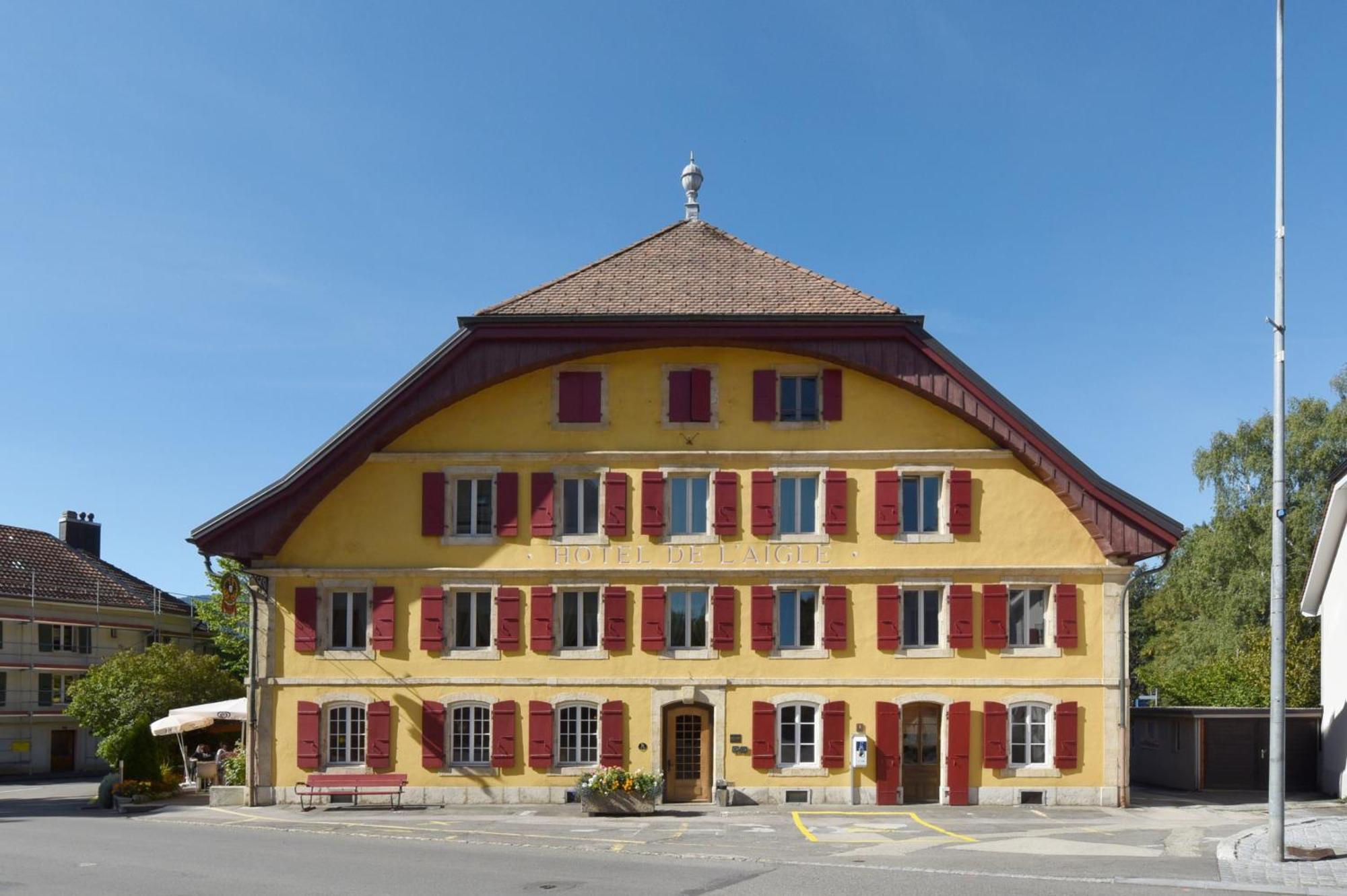 Hotel De L'Aigle Couvet Екстер'єр фото