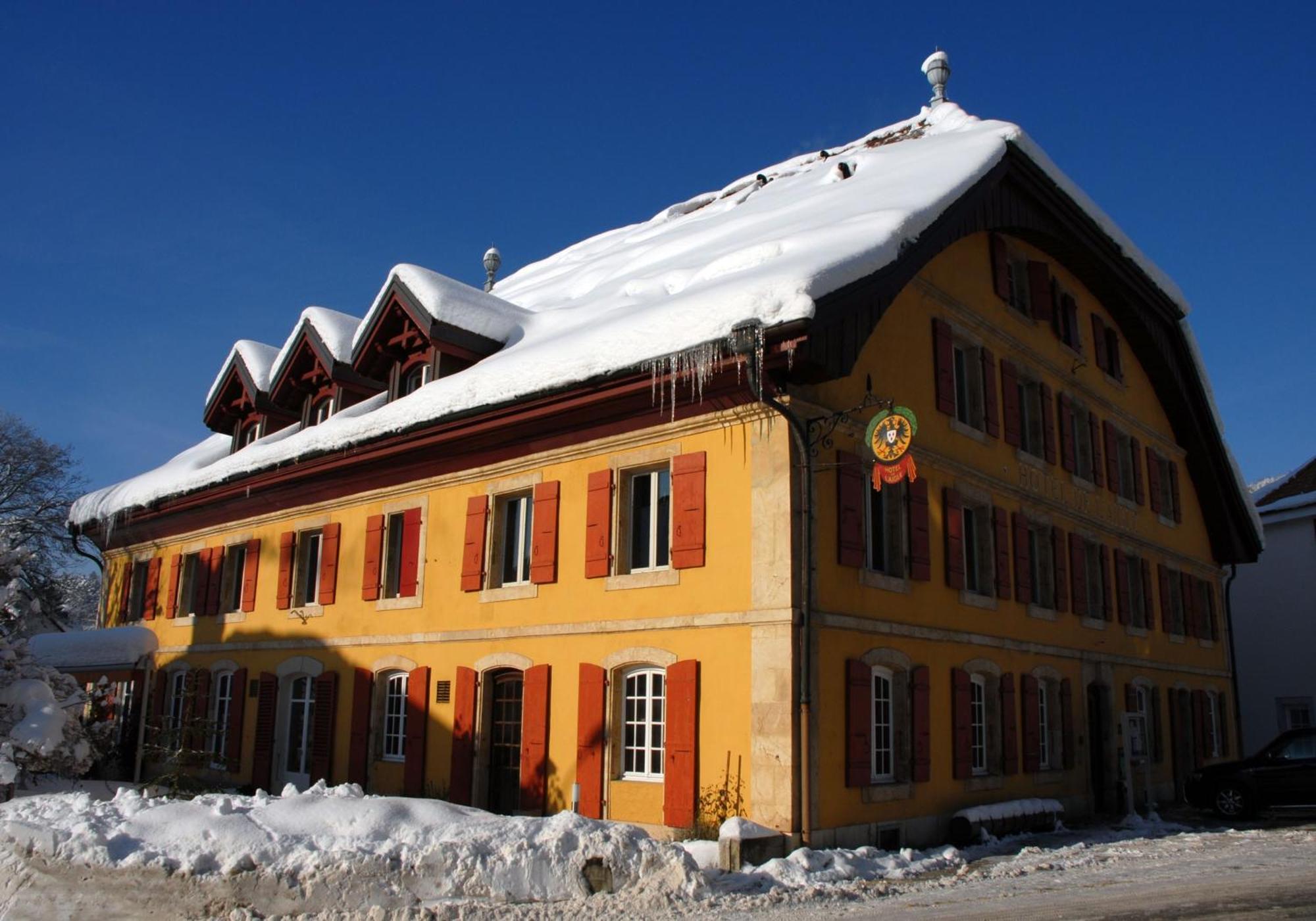 Hotel De L'Aigle Couvet Екстер'єр фото